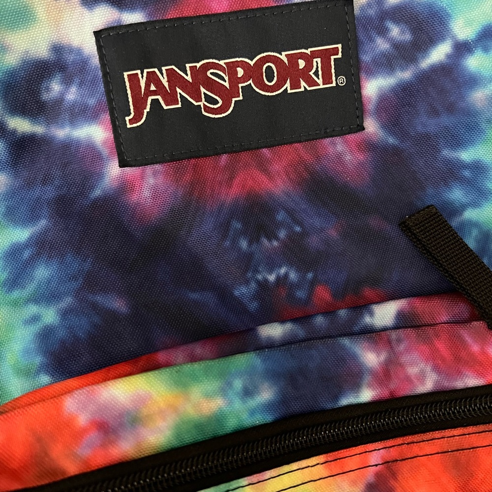 Jansport Backpack Tie Dye Design Boho Hippie Gem